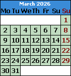 Month March