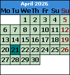 Month April