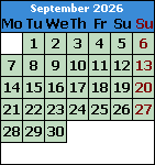 Month September